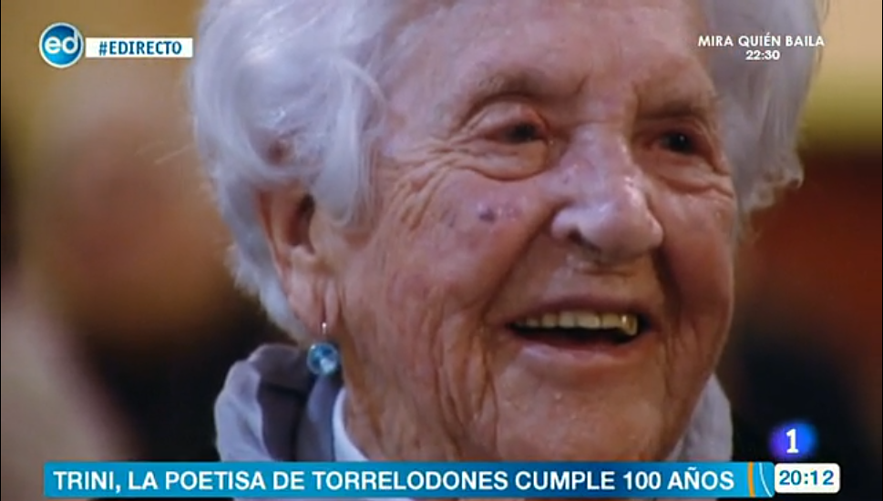 25 de Marzo 2014 El cumpleaños número 100 de Trini en Televisión Española